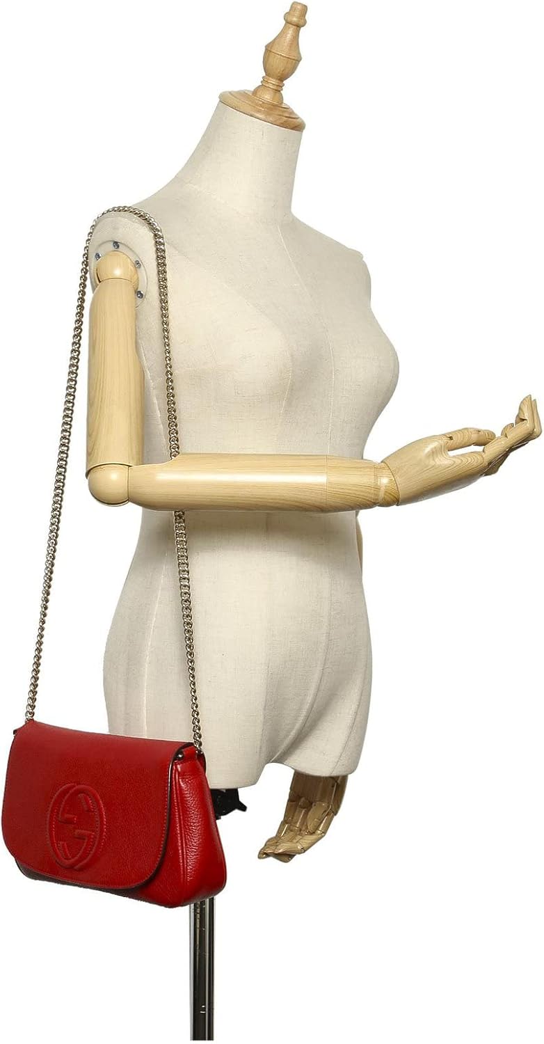 Gucci Soho Interlocking GG Red Shoulder Bag