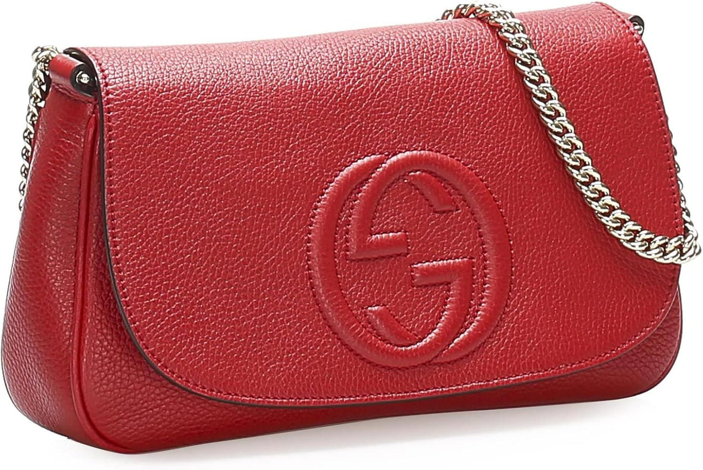 Gucci Soho Interlocking GG Red Shoulder Bag