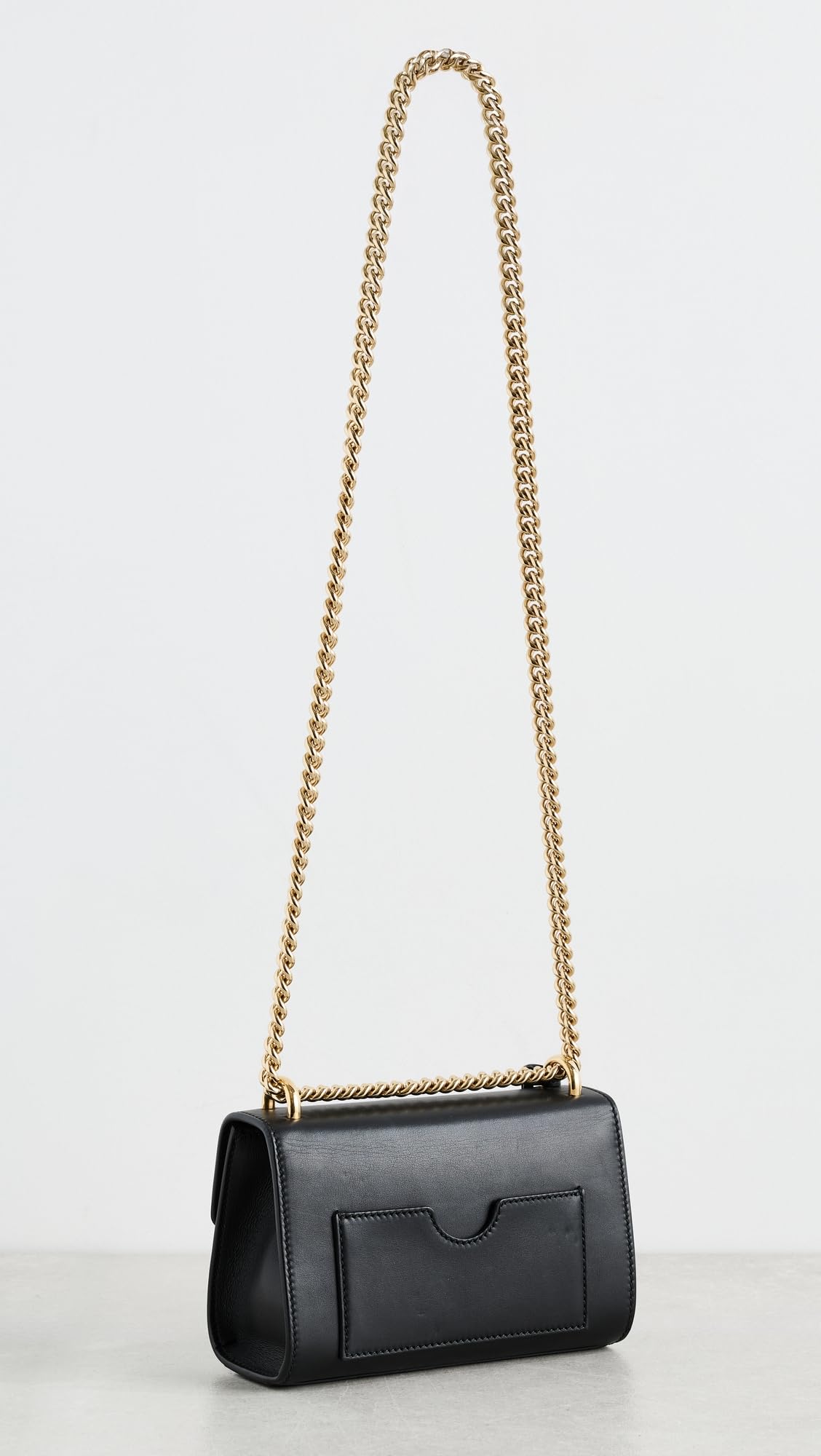 Gucci Black Leather Padlock Shoulder Bag