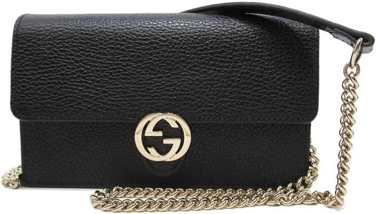 Gucci Interlocking G Leather Shoulder Bag
