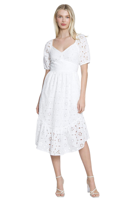 Short Sleeve Flared Skirt Summer Dress