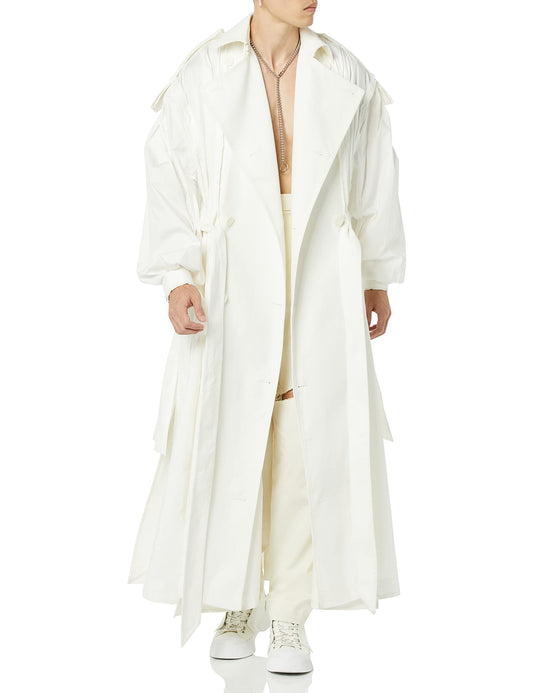 All-Gender Long Sleeve Trench-Coat