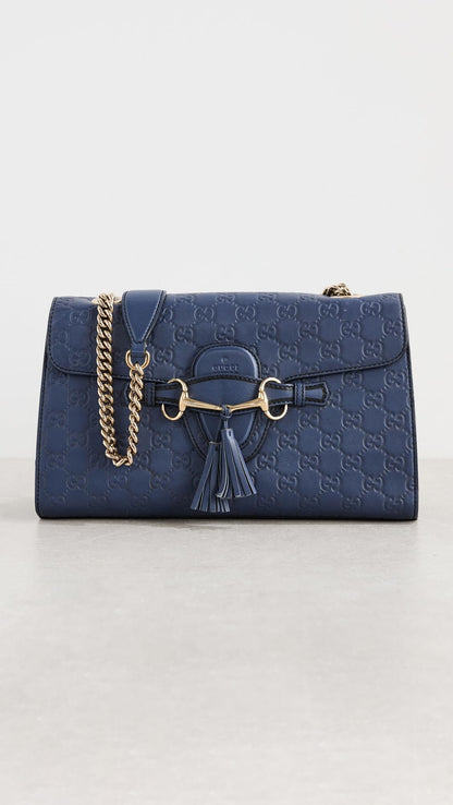 Gucci Pre-Loved Guccissima Emily Shoulder Bag