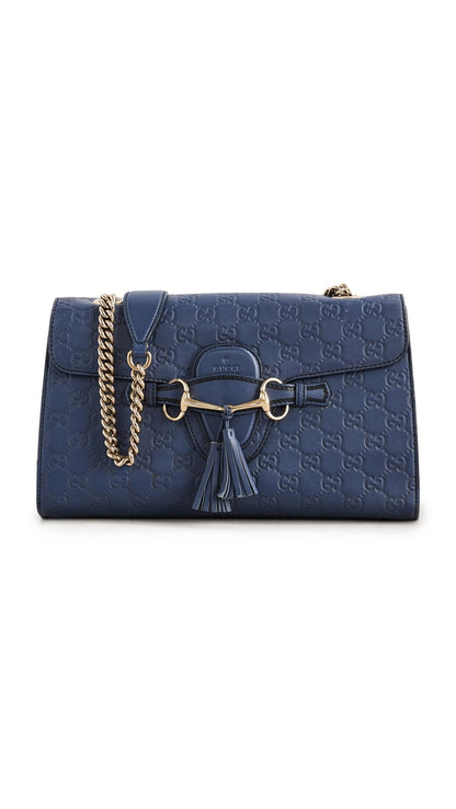 Gucci Pre-Loved Guccissima Emily Shoulder Bag