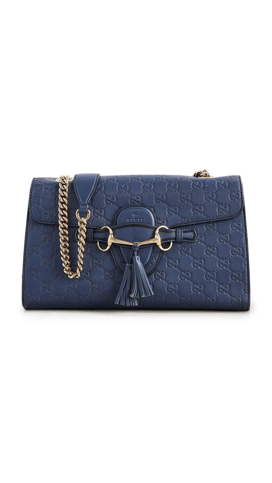 Gucci Pre-Loved Guccissima Emily Shoulder Bag