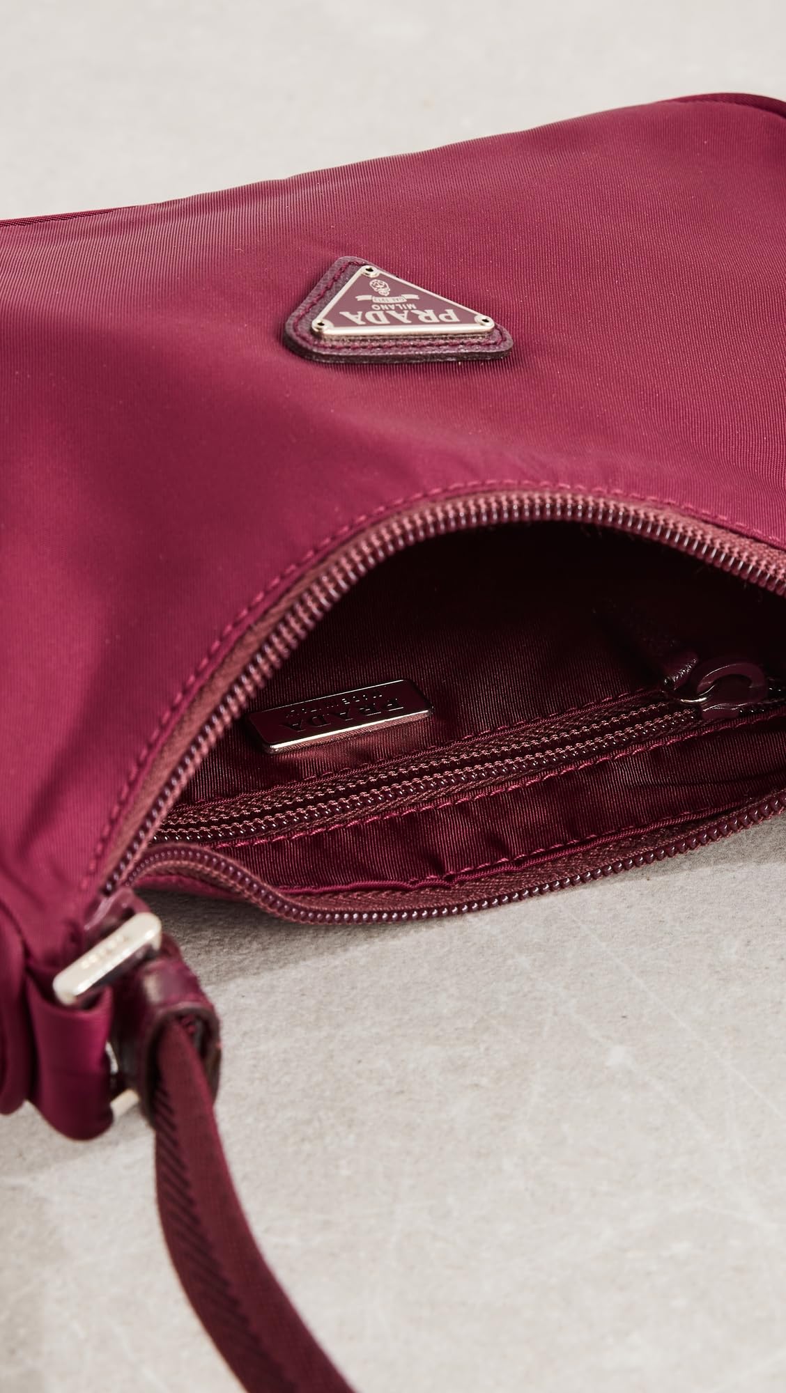 Prada Women's Pre-Loved Vela Nylon Shoulder Bag