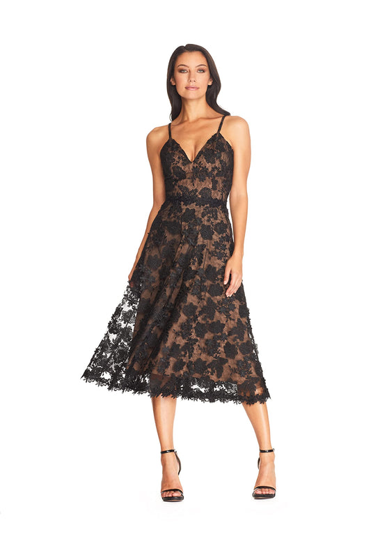Tahani Fit & Flare Midi Dress