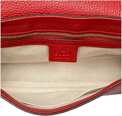 Gucci Soho Interlocking GG Red Shoulder Bag