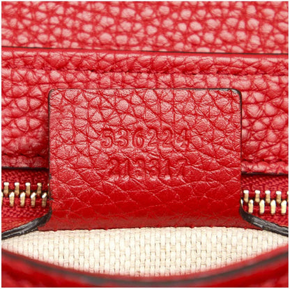 Gucci Soho Interlocking GG Red Shoulder Bag